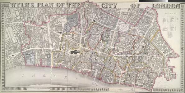 WYLD'S PLAN OF THE CITY OF LONDON