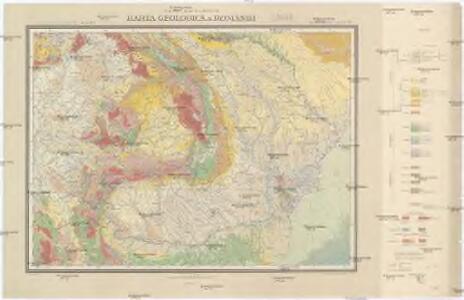 Harta geologică a României
