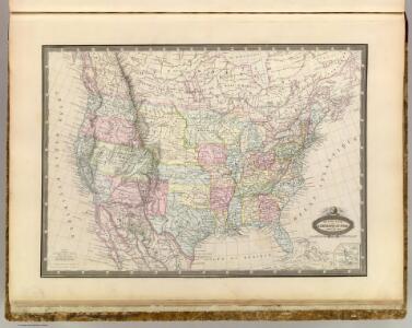 Etats-Unis de l'Amerique en 1860.
