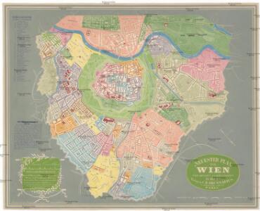 Neuester Plan von Wien und dessen 34 Vorstädten