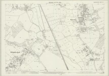 Cambridgeshire LIV.11 (includes: Pampisford; Sawston; Whittlesford) - 25 Inch Map