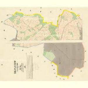 Blisanow (Bližanow) - c0285-1-001 - Kaiserpflichtexemplar der Landkarten des stabilen Katasters