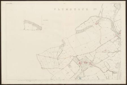 Devon CXXIV.14 (includes: Brixton; Plymstock; Wembury) - 25 Inch Map