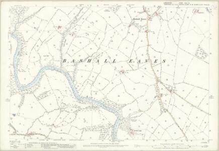 Lancashire XLVI.12 (includes: Aighton Bailey And Chaigley; Bashall Eaves) - 25 Inch Map