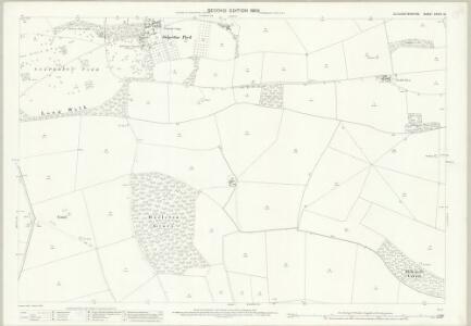 Gloucestershire XXVIII.13 (includes: Haselton; Shipton; Turkdean) - 25 Inch Map