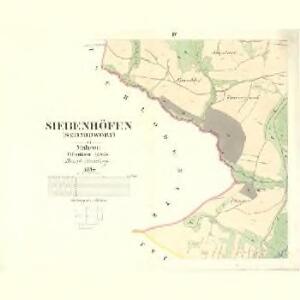 Siebenhöfen (Sedmidwory) - m2709-1-004 - Kaiserpflichtexemplar der Landkarten des stabilen Katasters