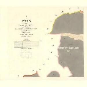 Ptin - m2480-1-001 - Kaiserpflichtexemplar der Landkarten des stabilen Katasters