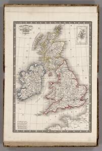 Iles Britanniques ou Royaume Uni de la Grand Bretagne et la l'Irland.