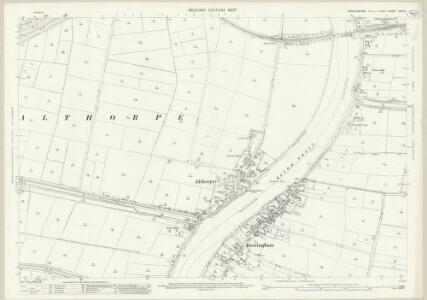 Lincolnshire XVIII.5 (includes: Althorpe; Burringham; Gunness; Keadby) - 25 Inch Map