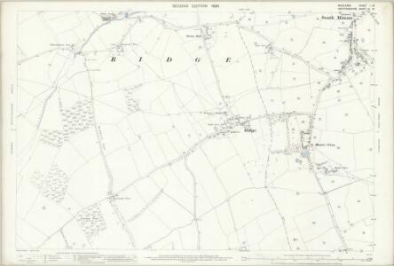 Middlesex I.10 (includes: Ridge; Shenley; South Mimms) - 25 Inch Map