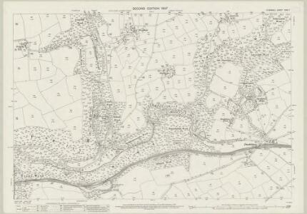 Cornwall XXXV.7 (includes: Liskeard; St Cleer; St Neot; St Pinnock) - 25 Inch Map