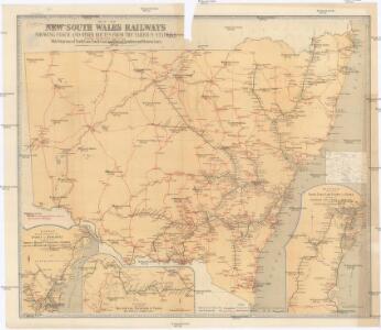 Map of New South Wales railways