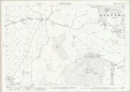 Cheshire XLVII.16 (includes: Beeston; Peckforton; Tattenhall) - 25 Inch Map