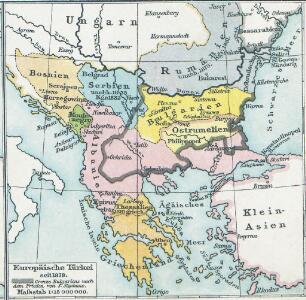 Europäische Türkei seit 1878
