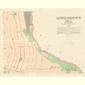 Nieder Wildgrub - m0537-2-002 - Kaiserpflichtexemplar der Landkarten des stabilen Katasters