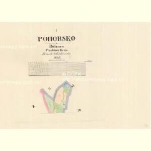 Pohorsko - c5946-1-001 - Kaiserpflichtexemplar der Landkarten des stabilen Katasters