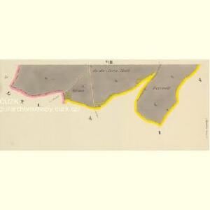 Manetin (Mantjna) - c4468-1-007 - Kaiserpflichtexemplar der Landkarten des stabilen Katasters