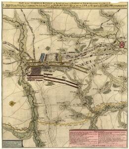 Plan de la Glorieuse Bataille de Ramelis dans la Plainne de Iudoigne donnée le 23. May 1706