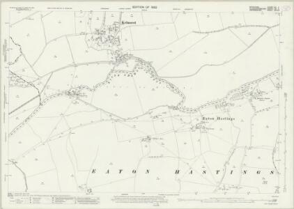 Berkshire VII.4 (includes: Eaton Hastings; Grafton and Radcot; Kelmscot; Lechlade) - 25 Inch Map