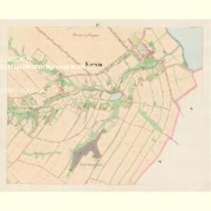 Karwin - m1162-4-004 - Kaiserpflichtexemplar der Landkarten des stabilen Katasters