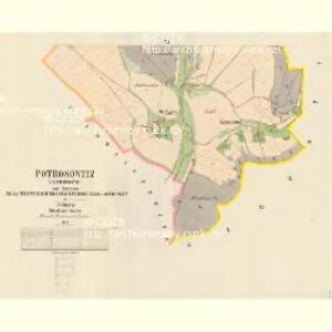 Potrosowitz (Potrosowic) - c5713-1-005 - Kaiserpflichtexemplar der Landkarten des stabilen Katasters