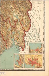 Norgesavdelingen 227-3: Vægkart over Norge - sydlige blad