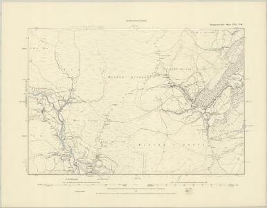 Montgomeryshire XIII.SE - OS Six-Inch Map