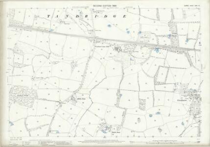 Surrey XXXV.8 (includes: Crowhurst; Godstone; Tandridge) - 25 Inch Map