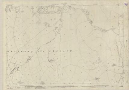 Westmorland XXXIV.1 (includes: Fawcett Forest; Whinfell; Whitwell And Selside) - 25 Inch Map
