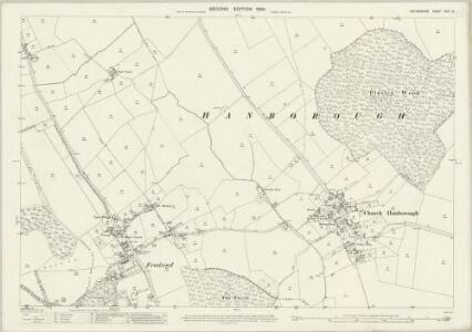 Oxfordshire XXVI.15 (includes: Freeland; Hanborough) - 25 Inch Map