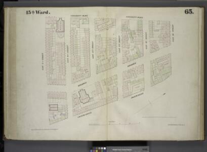 [Plate 65: Map bounded by University Place, East 14th Street, Fourth Avenue, East 9th Street.]