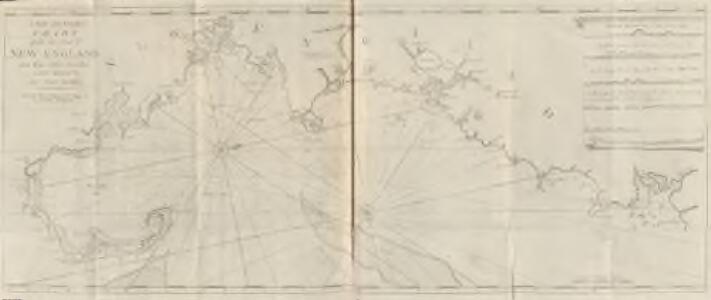 A new and correct chart of the sea coast of New-England from Cape Codd to Casco Bay