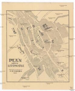 Plán města Litomyšle