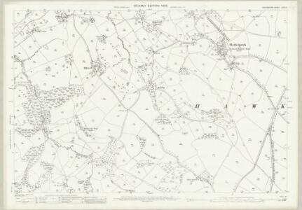 Devon LXXII.3 (includes: Axminster Hamlets; Hawkchurch) - 25 Inch Map