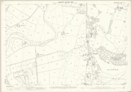Westmorland XLII.11 (includes: Heversham; Hincaster; Levens) - 25 Inch Map