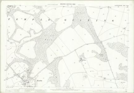 Gloucestershire XXI.10 (includes: Temple Guiting) - 25 Inch Map