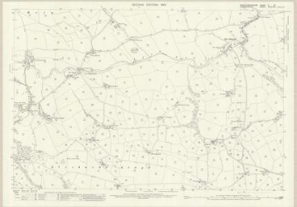Montgomeryshire V.15 (includes: Llanrhaeadr Ym Mochnant; Llanrhaeadr Ym Mochnant; Minffrwd) - 25 Inch Map