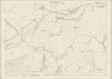 Brecknockshire XXVI.14 (includes: Crai; Traean Glas; Traean Mawr) - 25 Inch Map