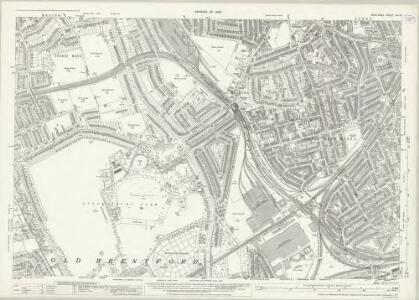 Middlesex XVI.13 (includes: Acton; Chiswick St Nicholas; Ealing St Mary; Old Brentford) - 25 Inch Map