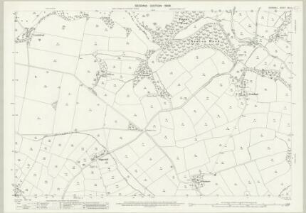 Cornwall XXII.3 (includes: Lewannick; North Hill; South Petherwin) - 25 Inch Map