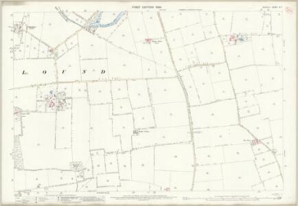 Suffolk IV.7 (includes: Blundeston; Corton; Hopton; Lound) - 25 Inch Map