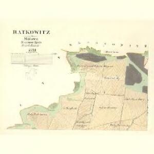 Ratkowitz - m2515-1-001 - Kaiserpflichtexemplar der Landkarten des stabilen Katasters