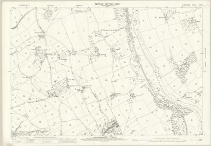 Shropshire LXVII.13 (includes: Alveley; Chelmarsh; Highley; Kinlet) - 25 Inch Map