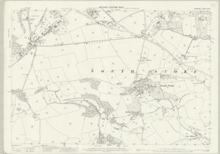 Somerset XIV.13 (includes: Bath; Combe Hay; English Combe; South Stoke) - 25 Inch Map