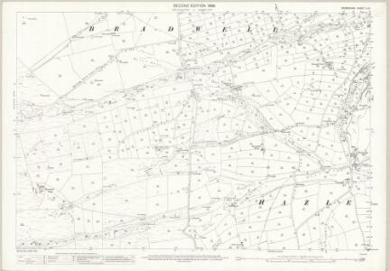 Derbyshire X.13 (includes: Bradwell; Hazlebadge) - 25 Inch Map