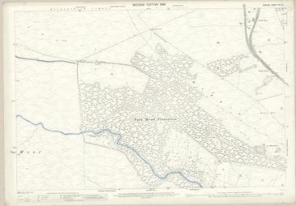 Durham XVII.16 (includes: Lanchester; Muggleswick; Wolsingham) - 25 Inch Map