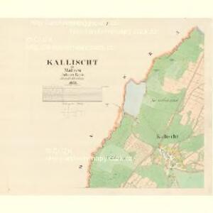 Kallischt - m1136-1-001 - Kaiserpflichtexemplar der Landkarten des stabilen Katasters