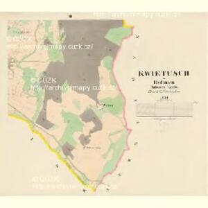 Kwietusch - c3752-1-003 - Kaiserpflichtexemplar der Landkarten des stabilen Katasters