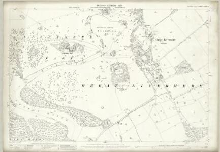 Suffolk XXXIII.8 (includes: Ampton; Great Livermere; Little Livermere; Troston) - 25 Inch Map