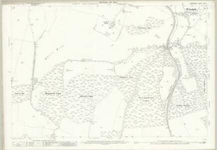 Hampshire and Isle of Wight XXVI.4 (includes: Cliddesden; Ellisfield; Farleigh Wallop; Herriard; Winslade) - 25 Inch Map